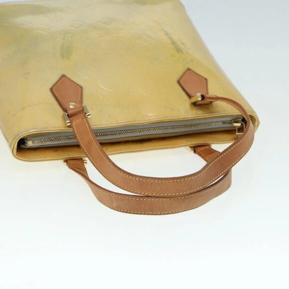 LOUIS VUITTON Monogram Vernis Houston Hand Bag Gris M91053 LV Auth tb1146 - Picture 8 of 16